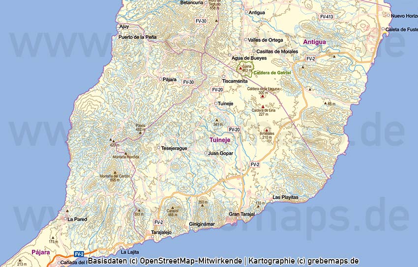 Karte Fuerteventura, Fuerteventura Vektorkarte Topographie Gemeinden Höhenschichten, Vektorkarte Fuerteventura, Karte Fuerteventura, Landkarte Fuerteventura, Inselkarte Fuerteventura, Karte Fuerteventura Topographie, Karte Fuerteventura Höhenschichten, Karte Fuerteventura physisch