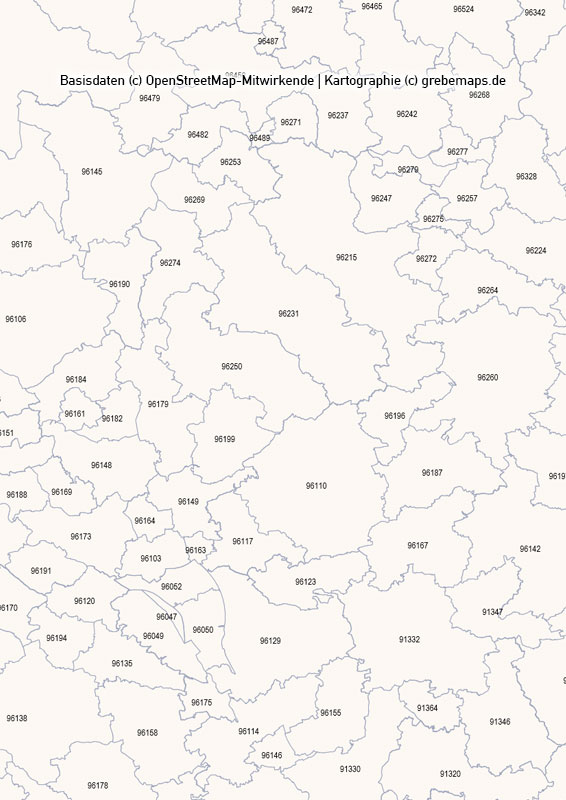Deutschland PowerPoint-Karte PLZ-Zone 9 (Postleitzahlen 5-stellig), Karte PLZ-Zone 9 Deutschland, Deutschland Karte Postleitzahlenzone 9